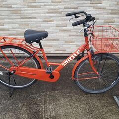 中古自転車 ブリヂストン 26インチ 変速なし LEDライト 軽...