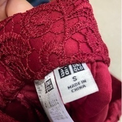 ユニクロレーススカートの画像