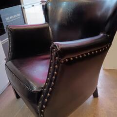 ヴィンテージソファ　ハイバックソファ　インダストリアル　ジャーナルスタンダードファニチャー　アクメファニチャー　トラックファニチャー　パンチング　の画像