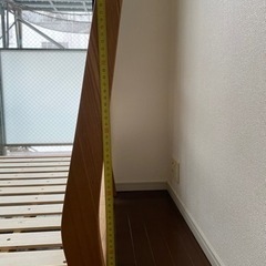 セミダブルベッドフレーム　無印良品の画像