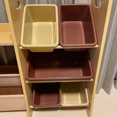 子ども用収納棚　おもちゃ棚　絵本棚の画像