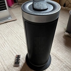 セラミックファンヒーター 2秒速暖 90°首振り 電気ストーブ 3段階風量調節 1200W リモコン付 12時間タイマー 転倒OFF 過熱保護 省エネの画像