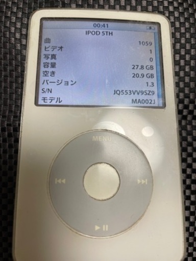 iPod 第5世代　３０GB WHITE Apple