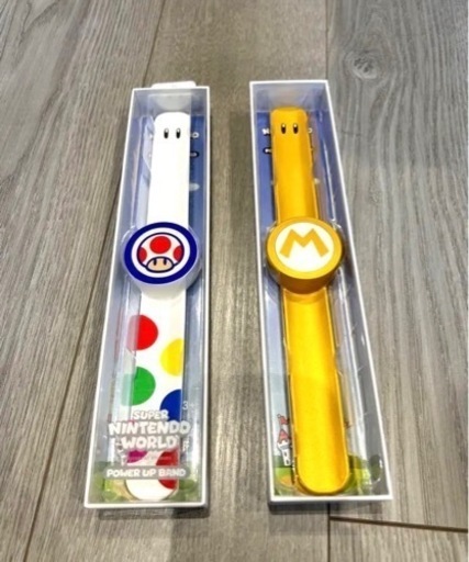 【最終値下げ】USJ  マリオ2周年 数量限定 パワーアップバンド ゴールドとキノピオ パワーアップバンド