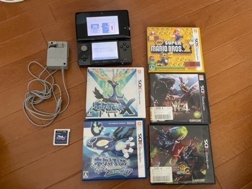 3DS(充電器付き、ソフト6種類付き)