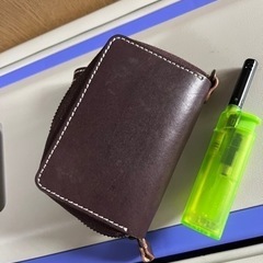 レザーポーチ　数回使用の画像
