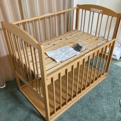 日本製　ベビーベッド　SAWA BABY 澤田工業　デュアルスラ...