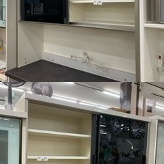 【愛品館 江戸川店】PAMOUNA（パモウナ）2枚スライド扉キッチンボード ID:151-008003-007の画像