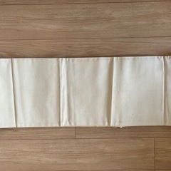 10/31迄！非接触取引OK!正絹帯/白×ピンク×シルバー/しみありの画像