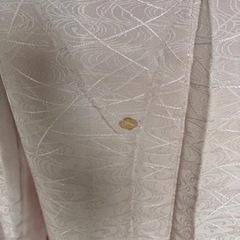 再掲！0円取引/非接触取引OK!正絹着物/ピンク/しみありの画像