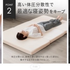 《新品同様⭐️》高反発マットレス高さ10cm　シングルの画像