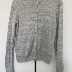 無印良品 カーディガン 麻100% リネン Mサイズ