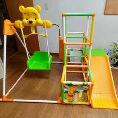 くまのプーさん おりたたみキッズパーク ジャングルジム 室内 す...