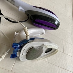 スチームアイロン、ハンディ&スチームミニアイロンをセットでの画像