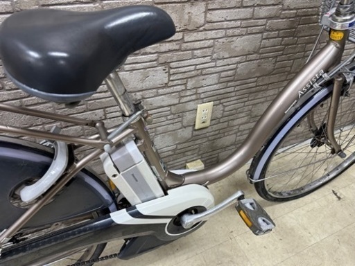 東京23区配達無料　新基準　ブリヂストン　アシスタ　6.6Ah リチウム 電動自転車 中古 1711