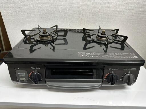 Rinnai リンナイ ガステーブル KG34NBKL 都市ガス用　 ガステーブル/ホース付き