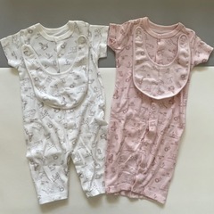 COMME CA ISMコムサイズム ベビー　2wayオール2着...