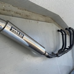 XJR400 用 WR’s スリップオンマフラー 純正エキパイ付の画像