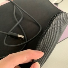 ワイヤレスマウス＆マウスパッドセット(充電ケーブル付き)の画像