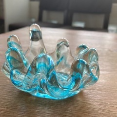 琉球ガラス　小物入れの画像