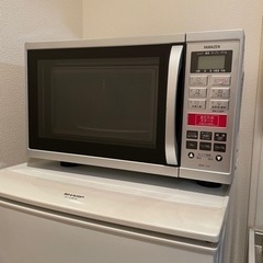 シャープ冷蔵庫137L&ヤマゼンレンジ　【セット】の画像