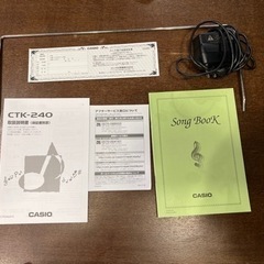CASIO 電子ピアノ　CTK-240の画像