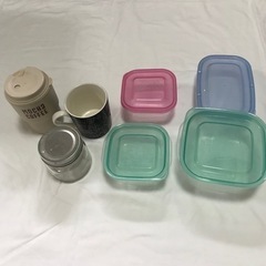 【六甲道】本日取りに来れる方　タッパー　瓶　マグカップ