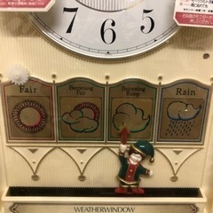 【未使用】SEIKO掛け時計(ウェザーウィンドゥ)の画像