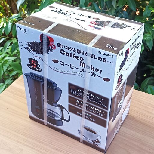 ★未開封!!★ Pure Life コーヒーメーカー  KCM-3015