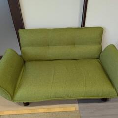 ２人掛けソファー、ベッドにもなります