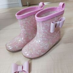 無料☆女の子長靴　16cm