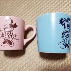 ディズニー　Disney マグカップ　ペア　ミッキー　ミニー　Sango　プレート　セットの画像