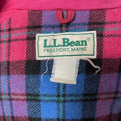 ✨🔔期間限定🔥ジモティー特別価格🔔✨ LLBean 90’S オーバーサイズ 良色 チェック裏地	マウンテンコートの画像