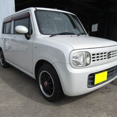 アルトラパン　パールホワイト　ナビ（ワンセグテレビ付）　車検2年...