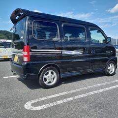 広島発！希少！綺麗！車検付き！マツダスクラムワゴンAT  走りのF6Aターボ　エンジンスターター付き！エアロ付き！タイヤ山バリ エンジン　エアコン良好　
の画像