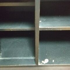 テレビ台　本棚　収納　黒　ブラックの画像