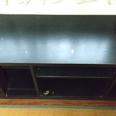 テレビ台　本棚　収納　黒　ブラックの画像