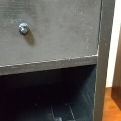 テレビ台　本棚　収納　黒　ブラックの画像