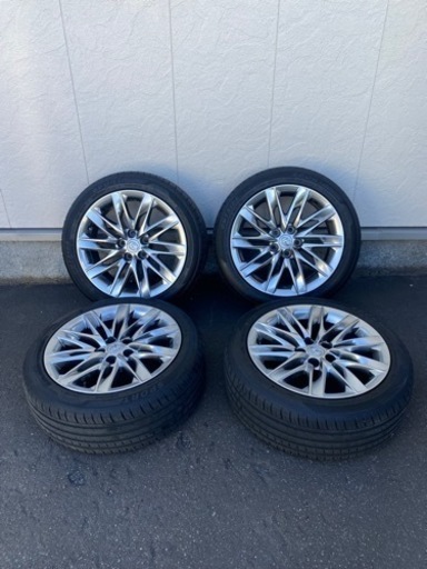 LEXUS  LS500 純正ホイール+アプタニーサマータイヤ　19インチ8J+25 5穴　PCD120  245/45ZR19