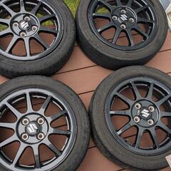 HA36Sアルトワークス純正ホイール夏タイヤ付 (kawasuki) 東能代