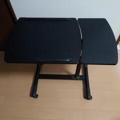 サイドテーブル キャスター 付き ナイトテーブル ベッドサイドテーブル ノートパソコンスタンド ソファーテーブルの画像