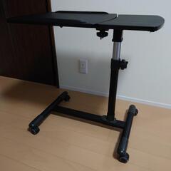 サイドテーブル キャスター 付き ナイトテーブル ベッドサイドテーブル ノートパソコンスタンド ソファーテーブルの画像