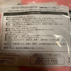 スヌーピー フリースブランケットの画像