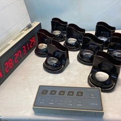 呼出ベル☆94710送信8個/受信機/消し器セット