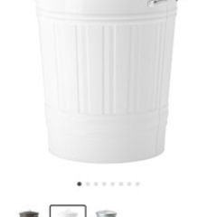 IKEA ゴミ箱　　白の画像
