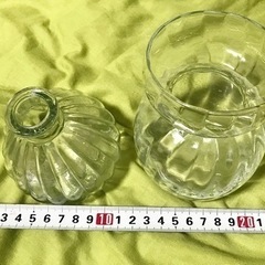 【お話し中】ガラス花瓶　ヒヤシンス水栽培ポットの画像