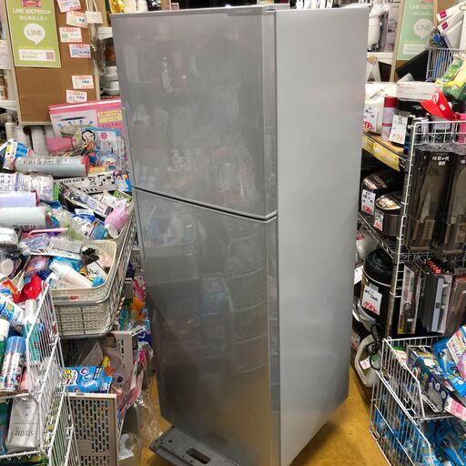 ２０１７年製　SHARP SJ-D23C-S [冷蔵庫 （225L・右開き） 2ドア