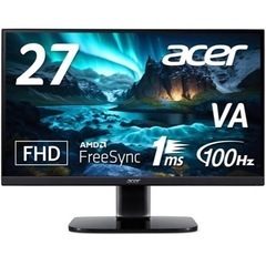 新品●acer モニター 27インチ●AlphaLine KA272Hbmix