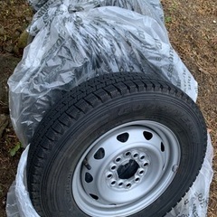 ★バリ山 令和5年1月〜3月のみ使用 軽トラ 145R12 ホイール&スタッドレス