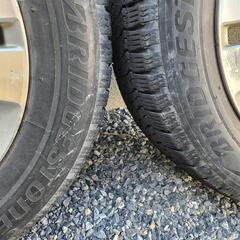 スタッドレスタイヤ付き純正ホイール 4本　ステップワゴン　RK　シルバー×ポリッシュ　16インチ 6J　+50　114.3　5穴　205/60 r16 vrx2の画像